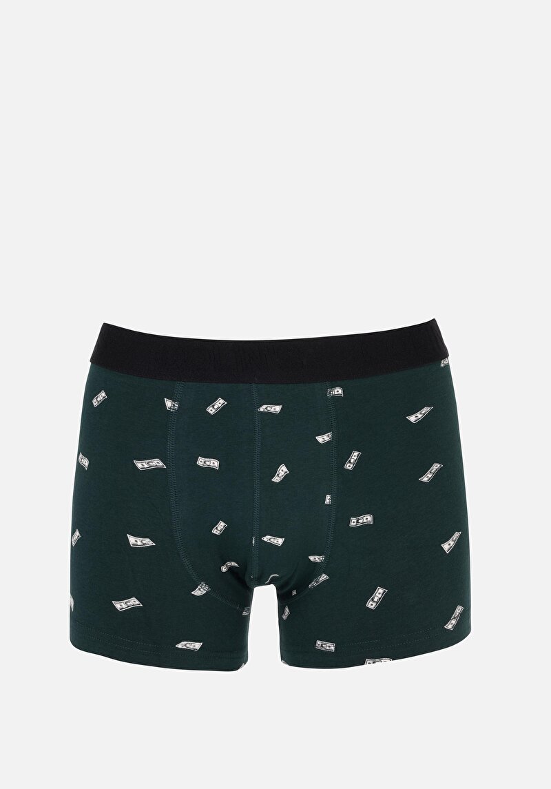 Imagine a Boxer Verde Pentru Bărbați Modern Fit