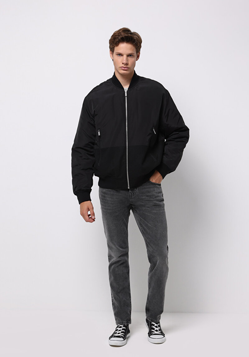 Imagine a Jacheta De Barbati Negru Regular Fit Cl1075422