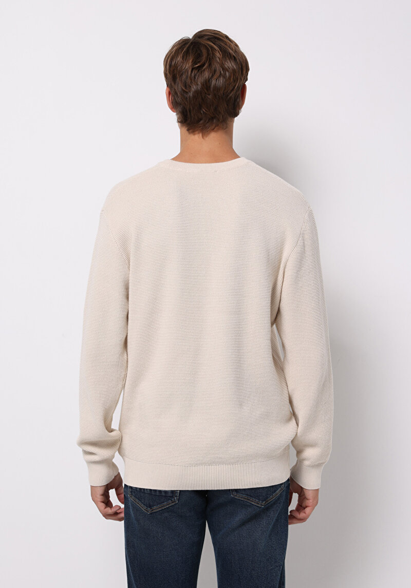 Afișați detalii pentru Pulover De Barbati Ecru Regular Fit  Cl1075647