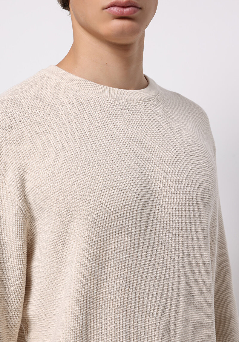 Afișați detalii pentru Pulover De Barbati Ecru Regular Fit  Cl1075647