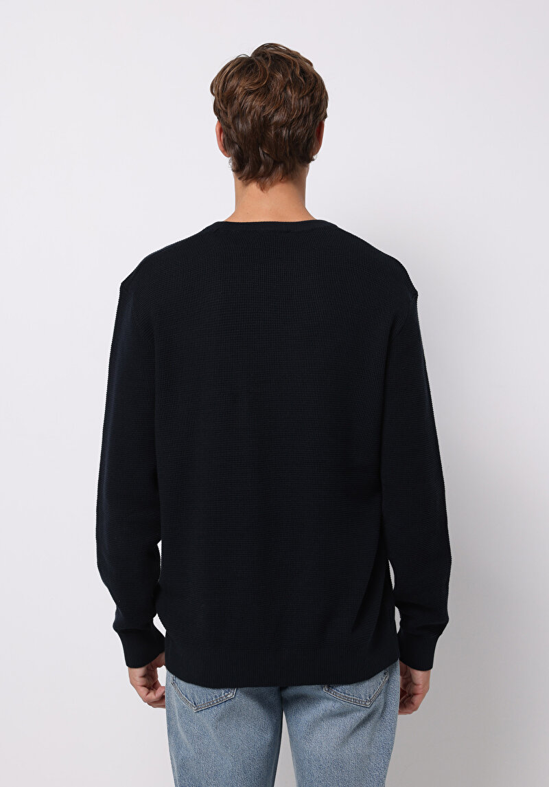 Afișați detalii pentru Pulover De Barbati Albastru Marin Regular Fit  Cl1075647