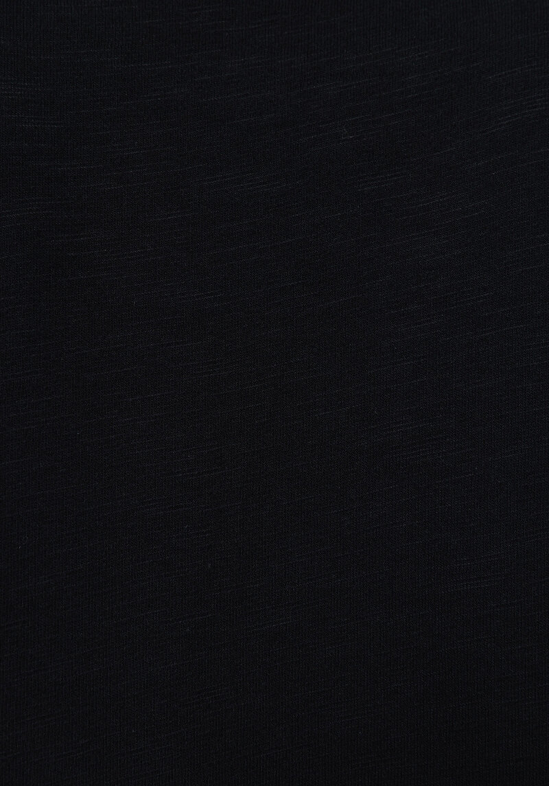 Afișați detalii pentru Tricou Cu Maneca Lunga De Barbati Negru Regular Fit  Cl1076432