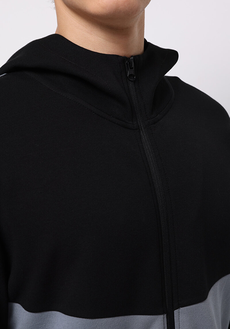 Afișați detalii pentru Hanorac / Bluza De Barbati Negru Regular Fit  Cl1076484