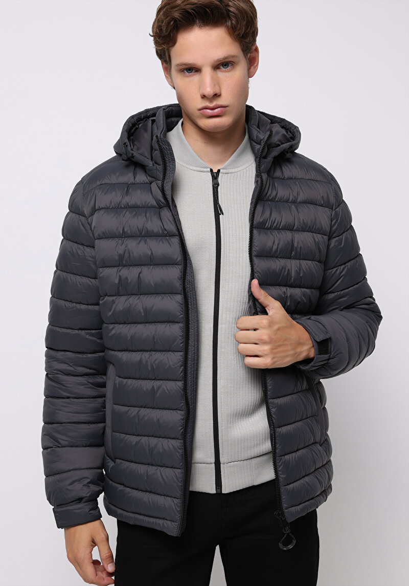 Imagine a Jacheta De Barbati Antracit Slim Fit  Cl1076511