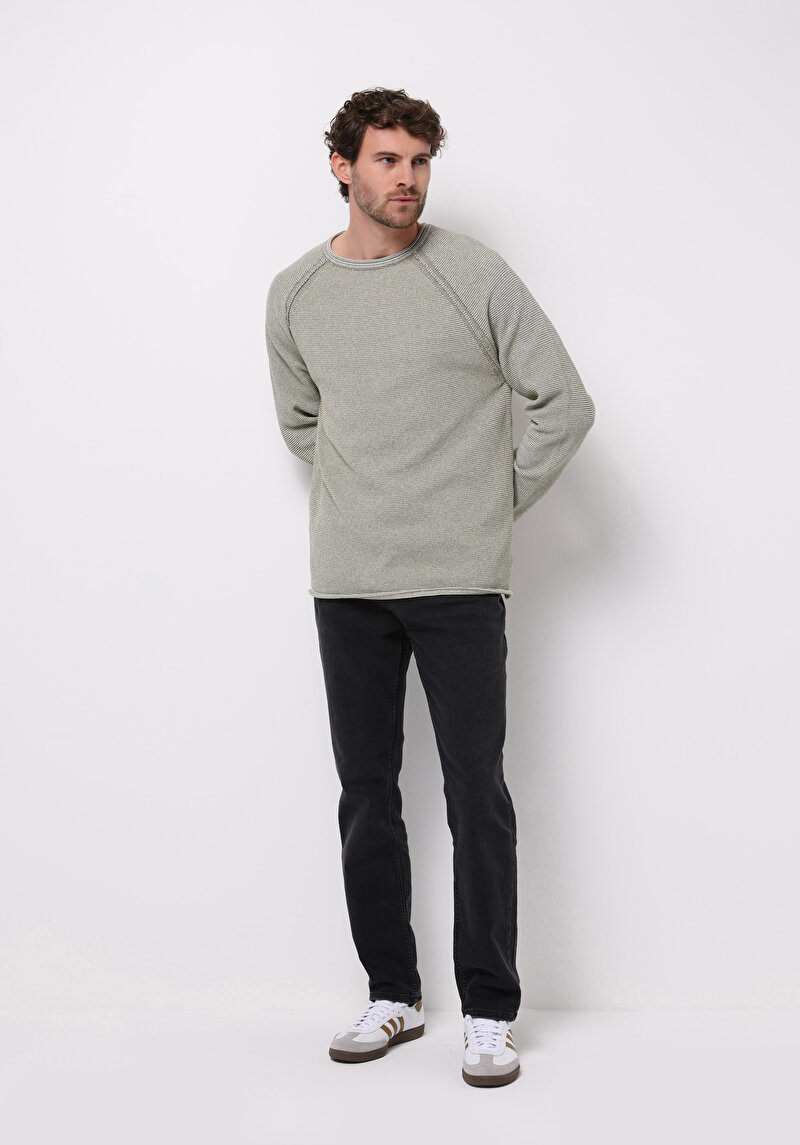 Imagine a Pulover De Barbati Verde Regular Fit Cl1076862