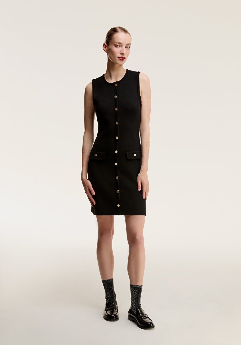 Imagine a Rochie De Dama Negru Regular Fit  Cl1075506