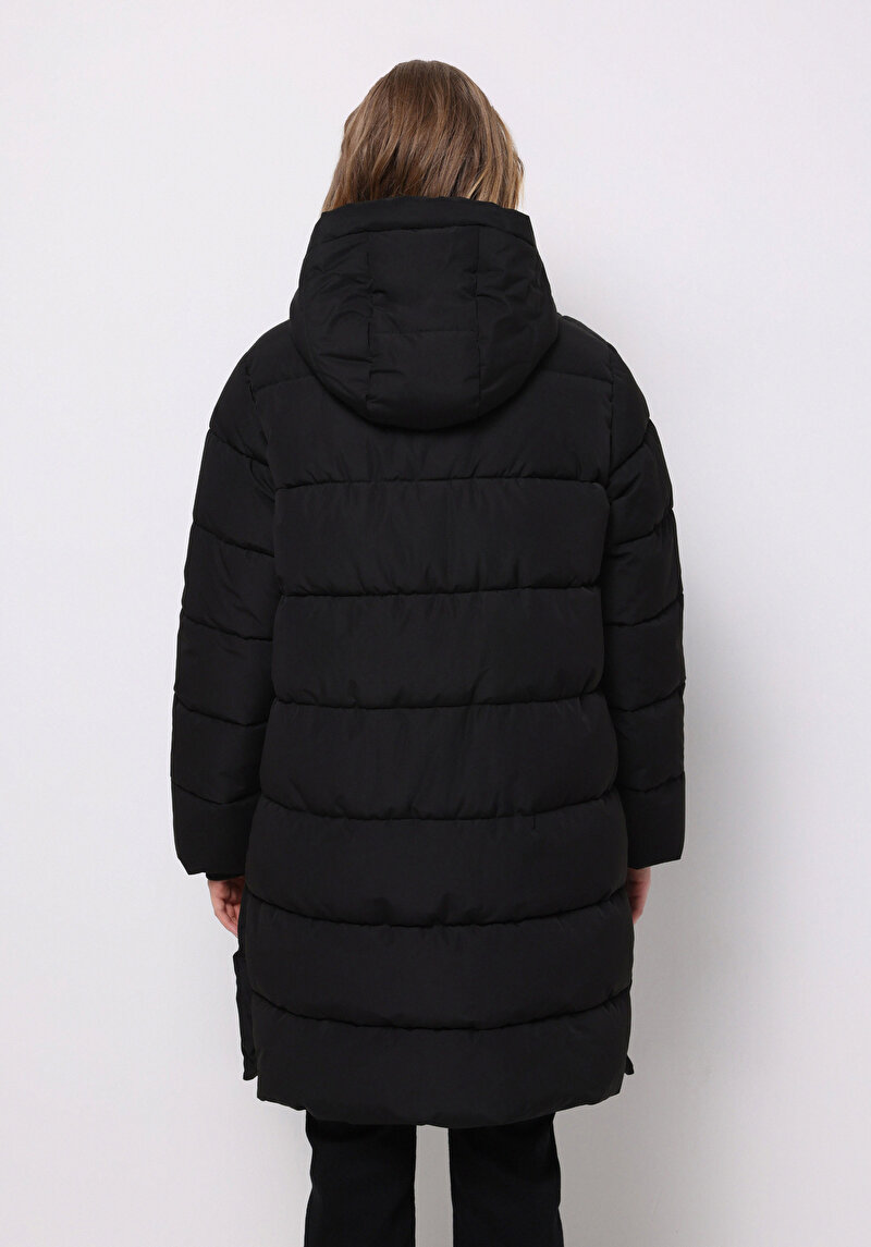 Afișați detalii pentru Palton De Dama Negru Regular Fit  Cl1075972