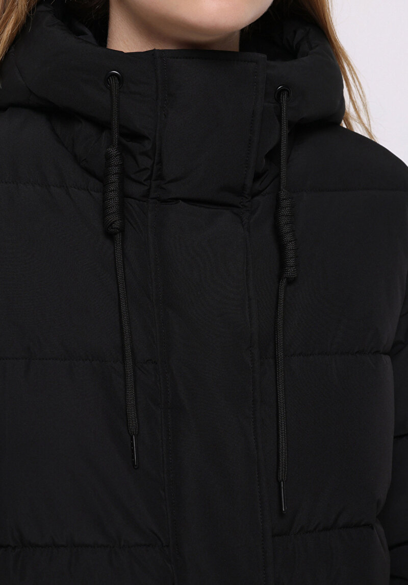 Imagine a Palton De Dama Negru Regular Fit Cl1075972