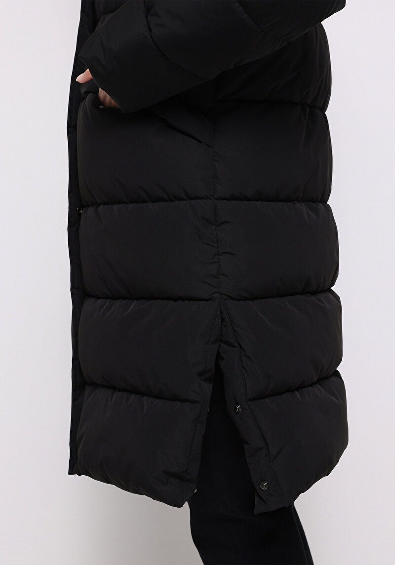 Afișați detalii pentru Palton De Dama Negru Regular Fit  Cl1075972