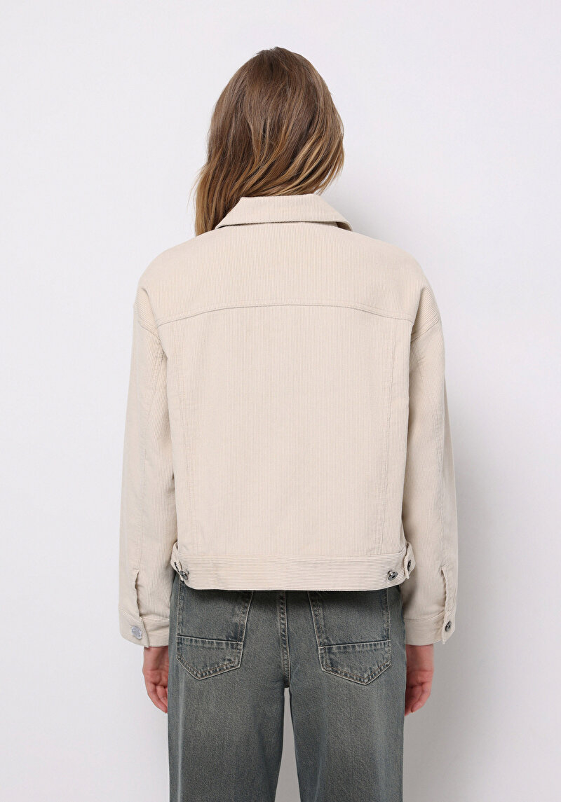 Imagine a Jacheta De Dama Ecru Regular Fit Cl1076462