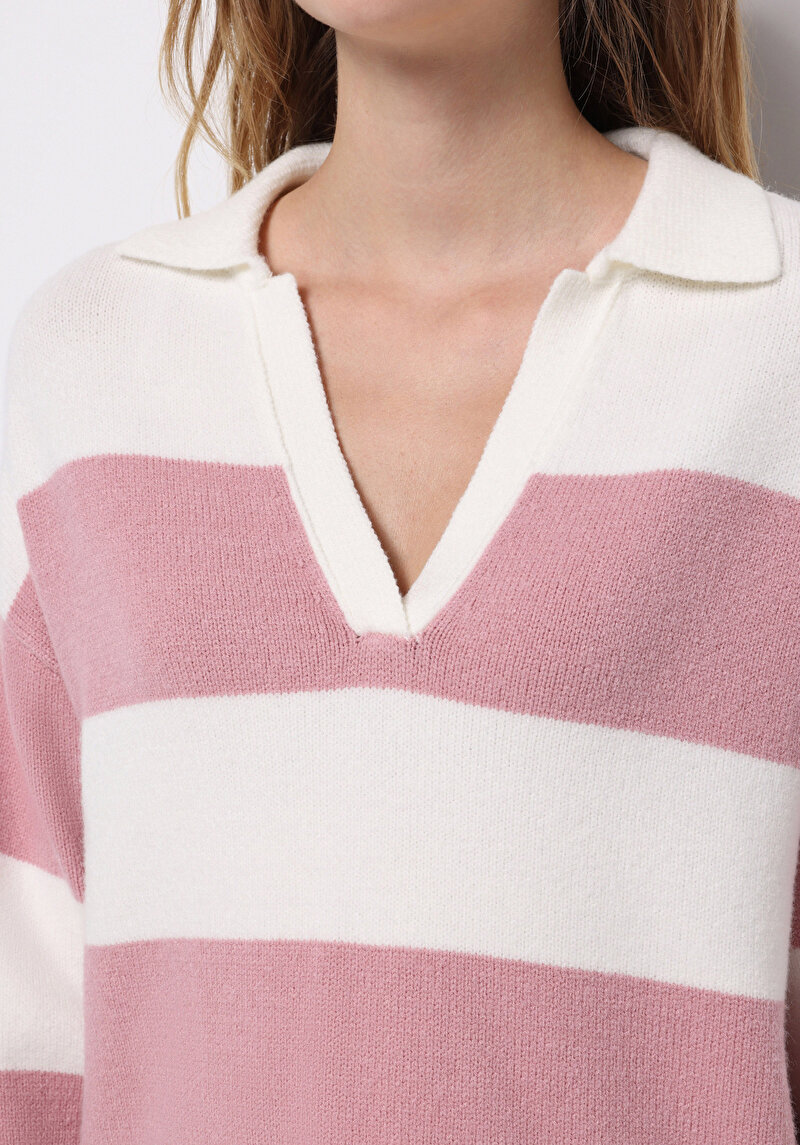 Afișați detalii pentru Pulover De Dama Roz Regular Fit  Cl1076604