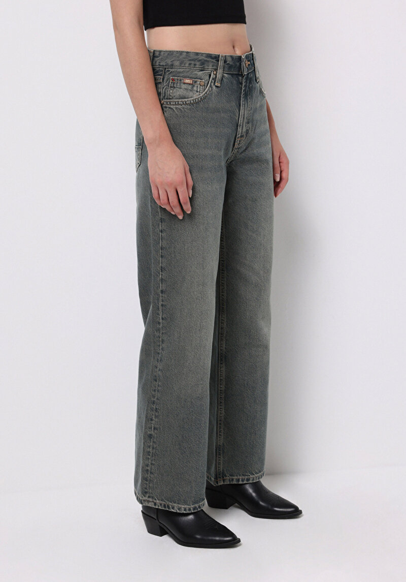 Imagine a Pantaloni De Dama Albastru Regular Fit 970 Berry Cl1076891