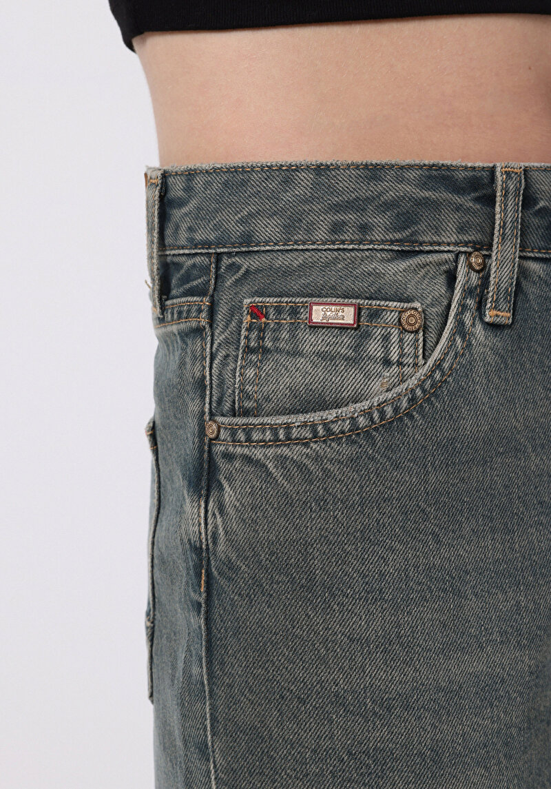 Afișați detalii pentru Pantaloni De Dama Albastru Regular Fit 970 Berry Cl1076891