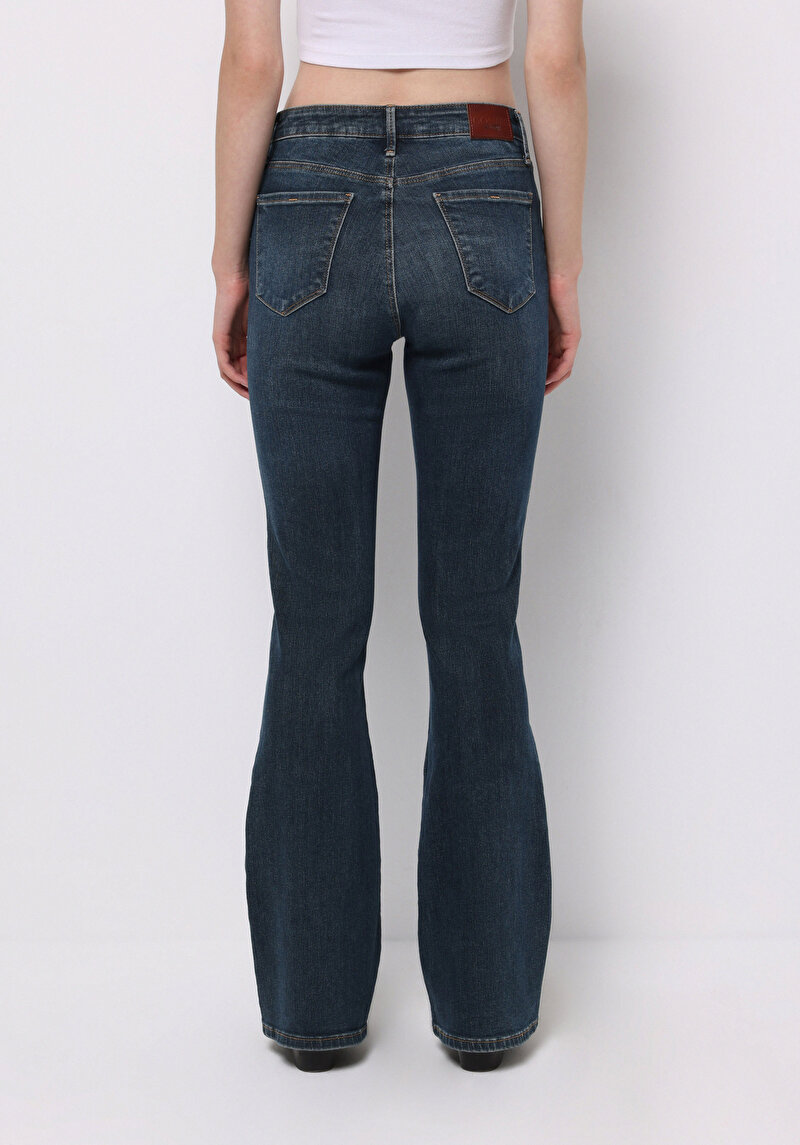 Afișați detalii pentru Pantaloni De Dama Albastru Slim Fit  Cl1077108