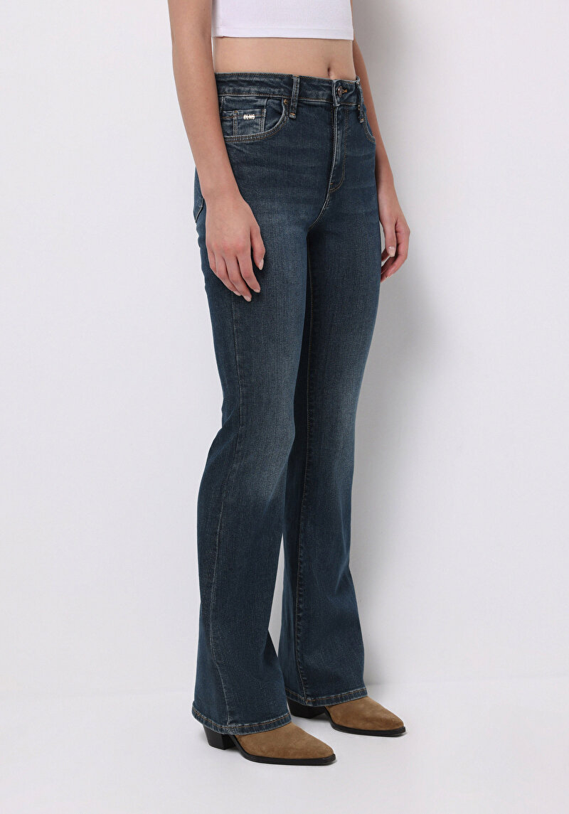 Afișați detalii pentru Pantaloni De Dama Albastru Slim Fit  Cl1077108