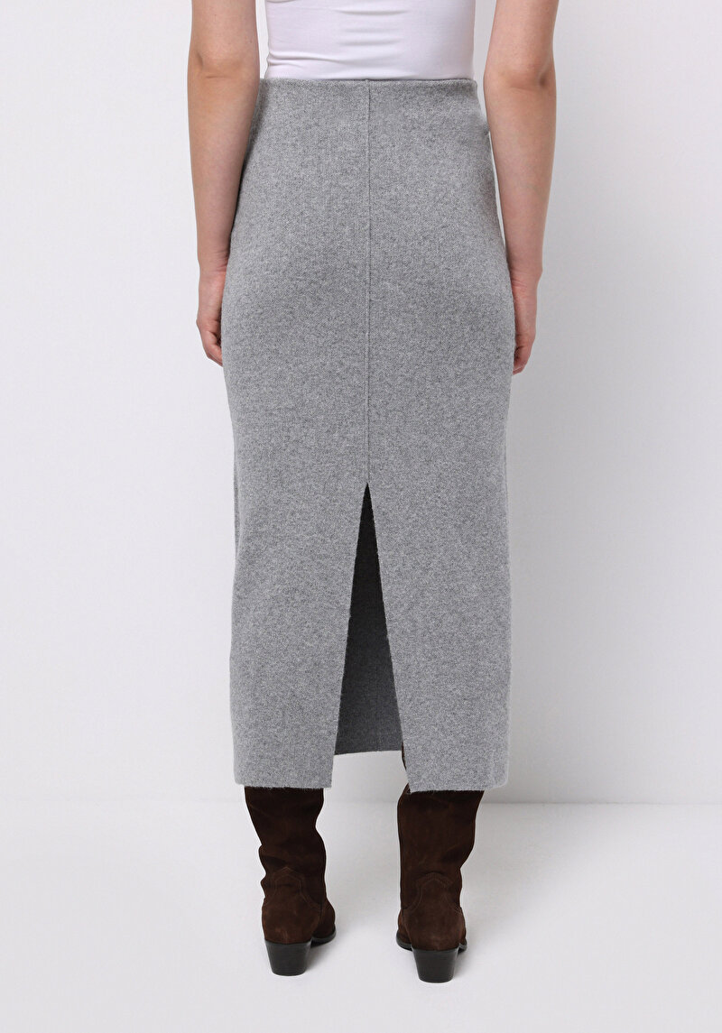 Imagine a Fusta De Dama Gri Slim Fit Cl1075202