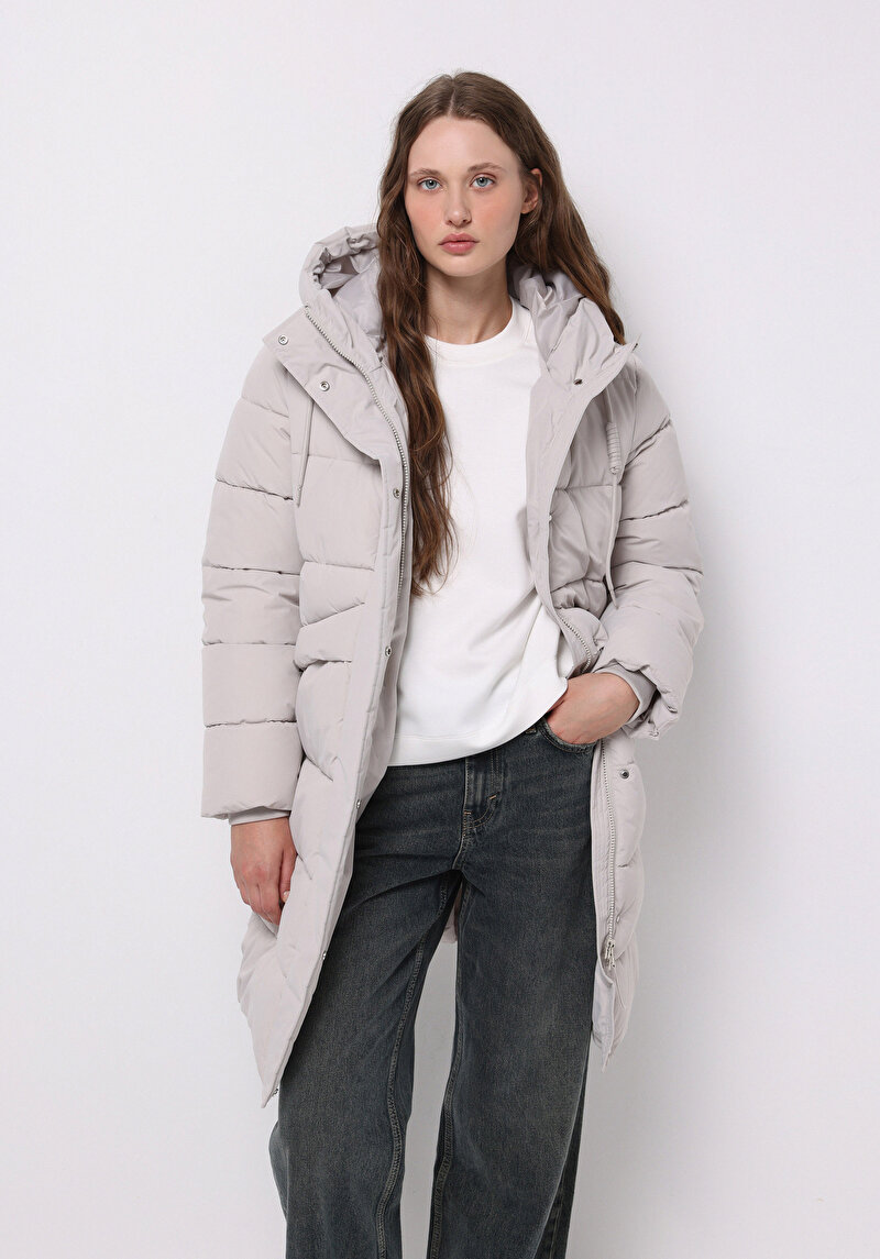 Imagine a Palton De Dama Alb Regular Fit  Cl1075972