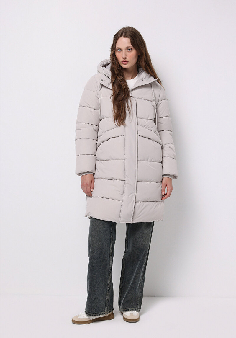 Imagine a Palton De Dama Alb Regular Fit Cl1075972