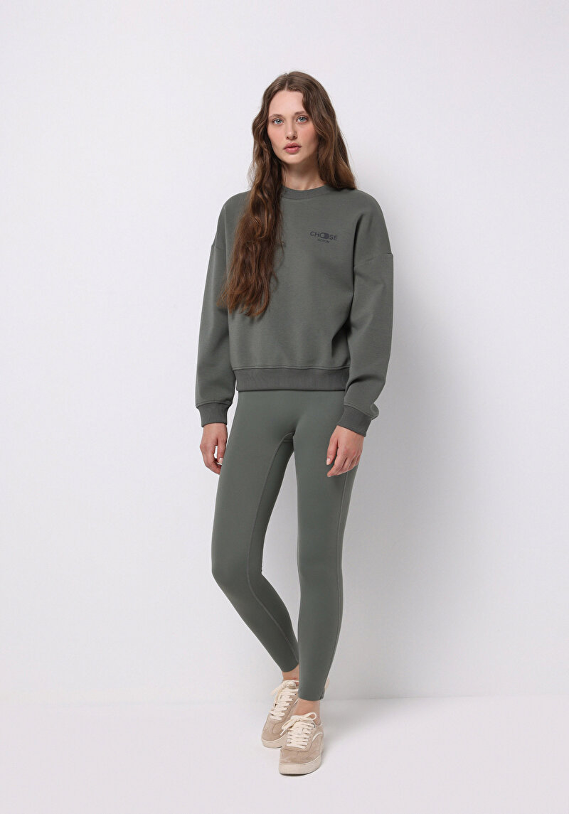 Afișați detalii pentru Hanorac / Bluza De Dama Verde Regular Fit  Cl1076363