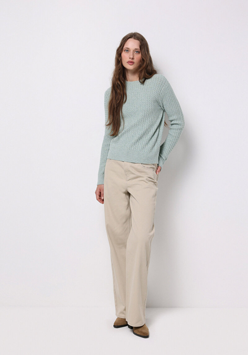 Imagine a Pulover De Dama Verde Regular Fit Cl1076610