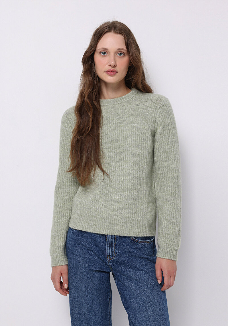 Imagine a Pulover De Dama Verde Regular Fit  Cl1076705