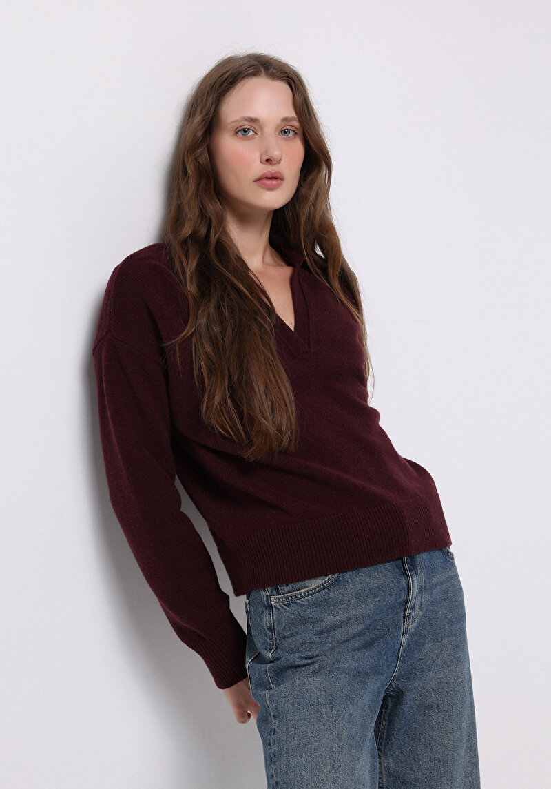 Imagine a Pulover De Dama Mov Regular Fit  Cl1077173