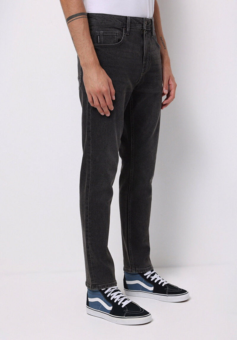 Afișați detalii pentru Pantaloni De Barbati Negru Regular Fit 067 Jack Cl1073054