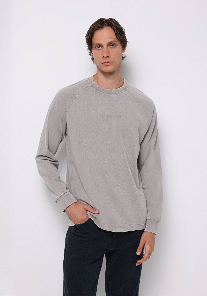 Imagine a Tricou Cu Maneca Lunga De Barbati  Comfort Fit  Cl1076339