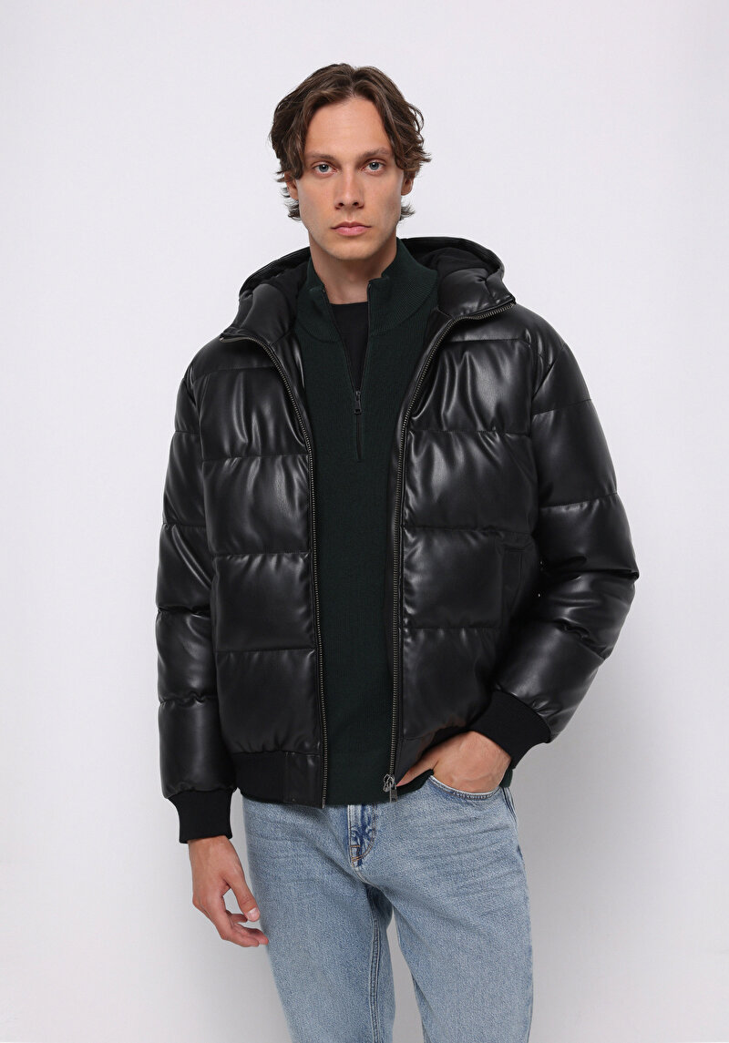 Imagine a Jacheta De Barbati Negru Regular Fit  Cl1076392