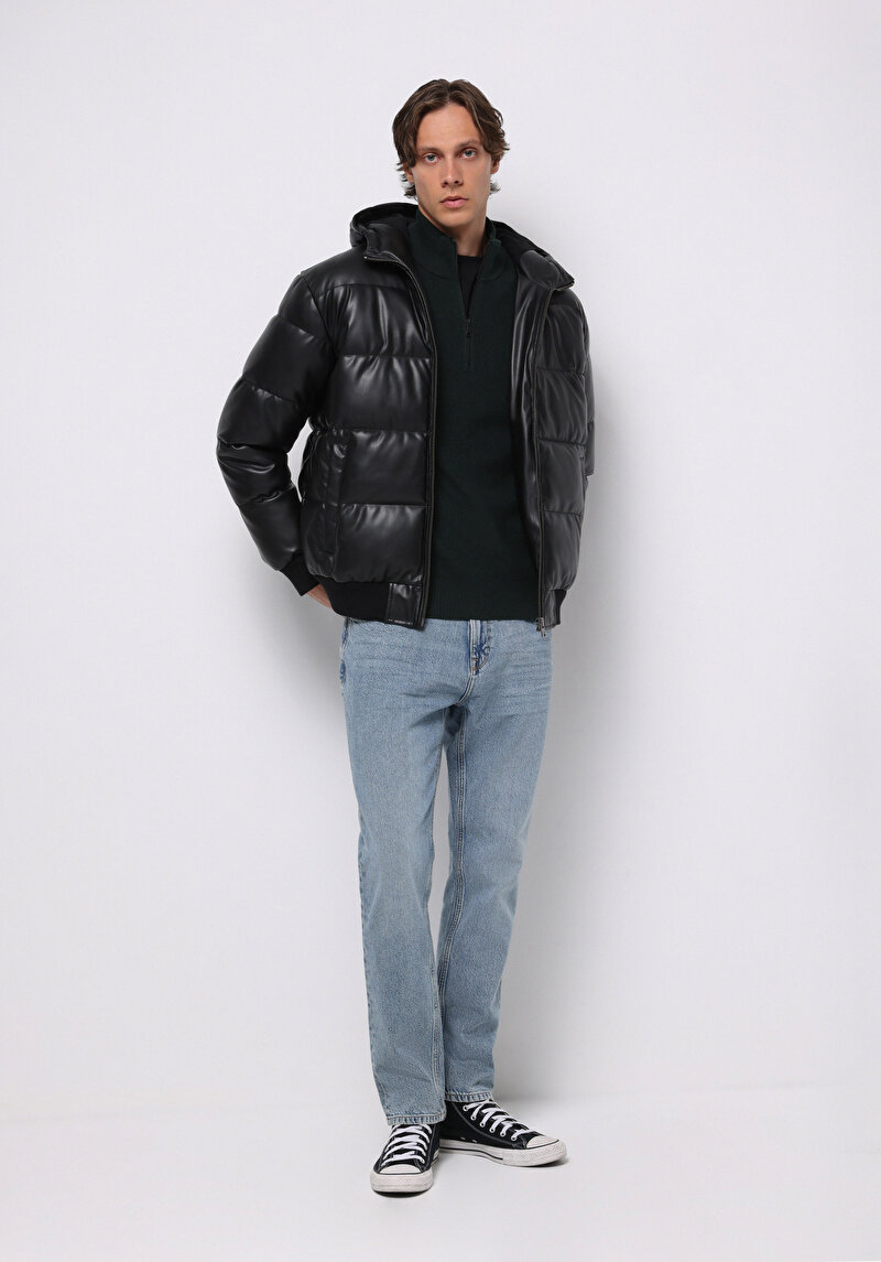 Imagine a Jacheta De Barbati Negru Regular Fit Cl1076392