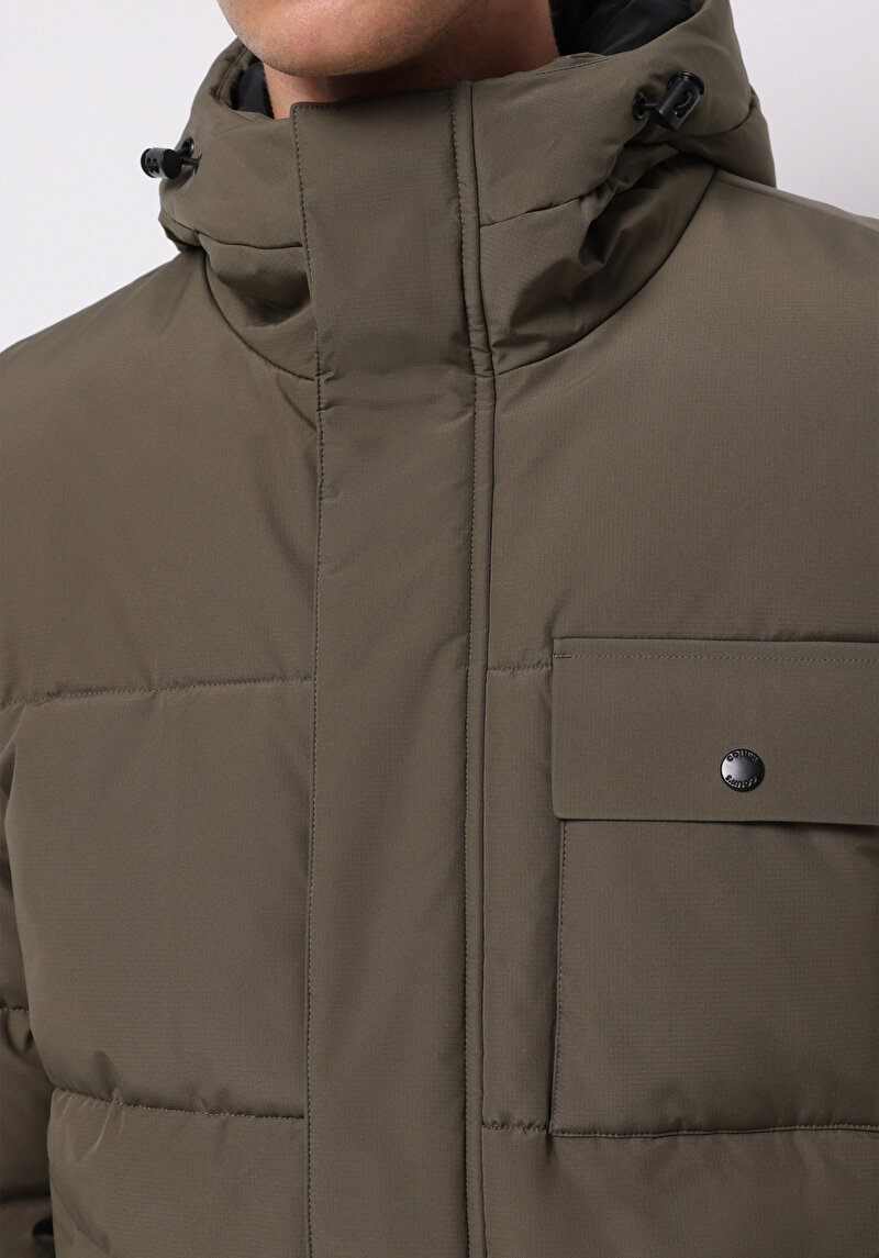 Imagine a Palton De Barbati Verde Regular Fit Cl1076393