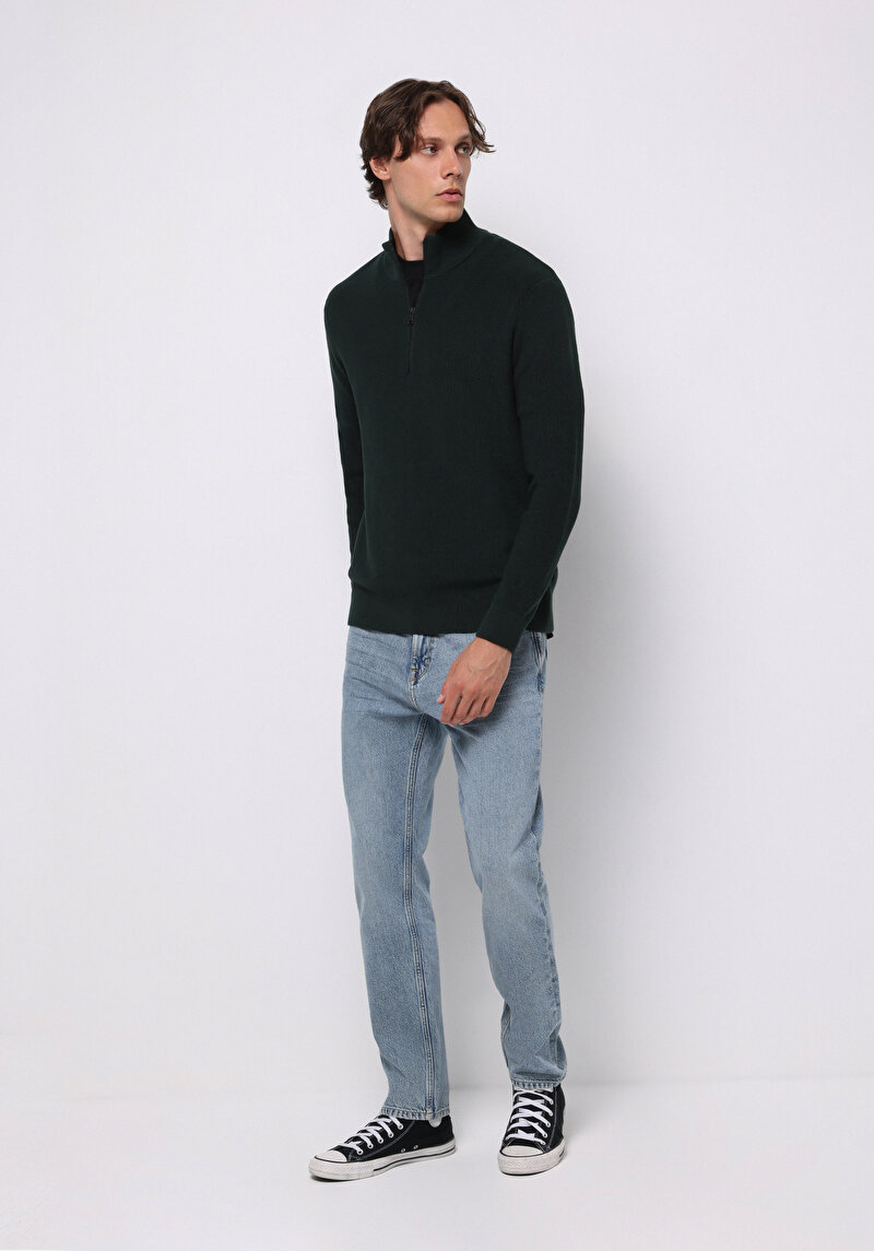 Imagine a Pulover De Barbati Verde Regular Fit Cl1076736