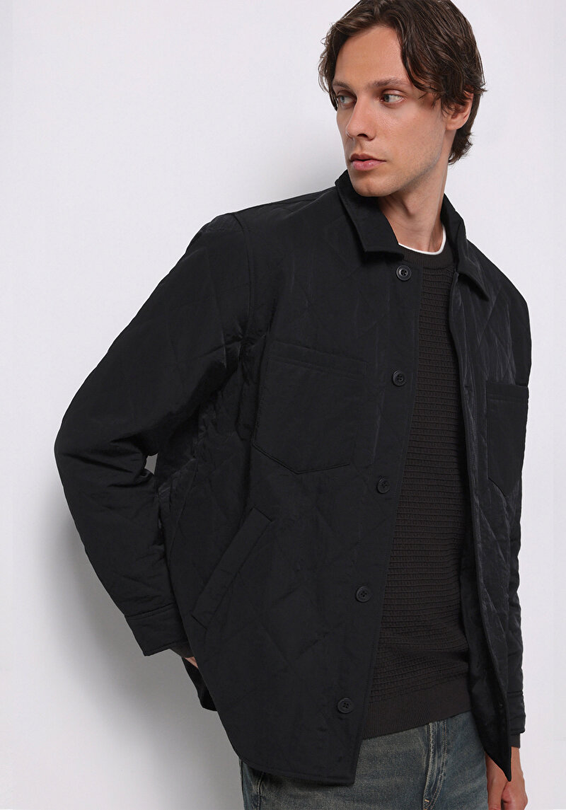 Imagine a Jacheta De Barbati Negru Regular Fit  Cl1076762