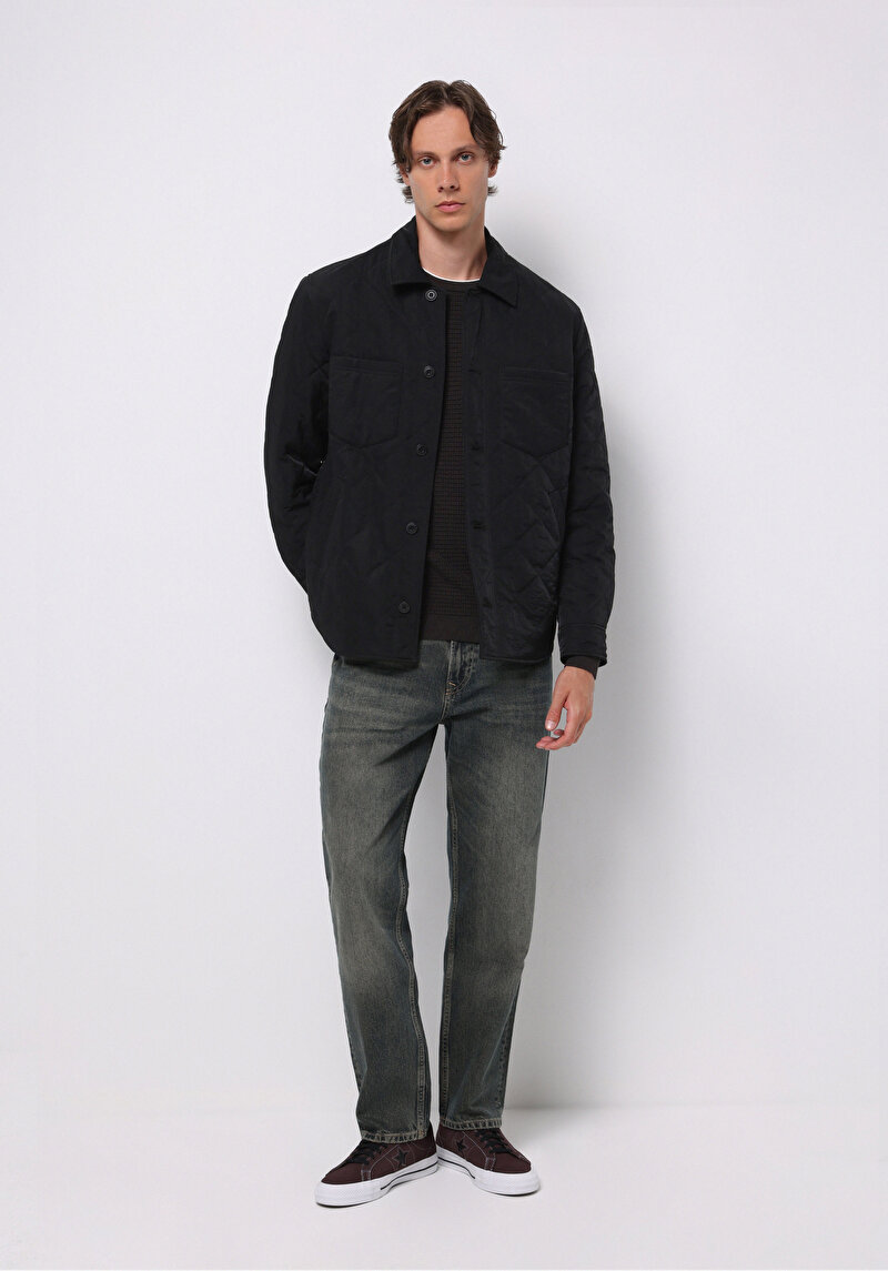 Afișați detalii pentru Jacheta De Barbati Negru Regular Fit  Cl1076762