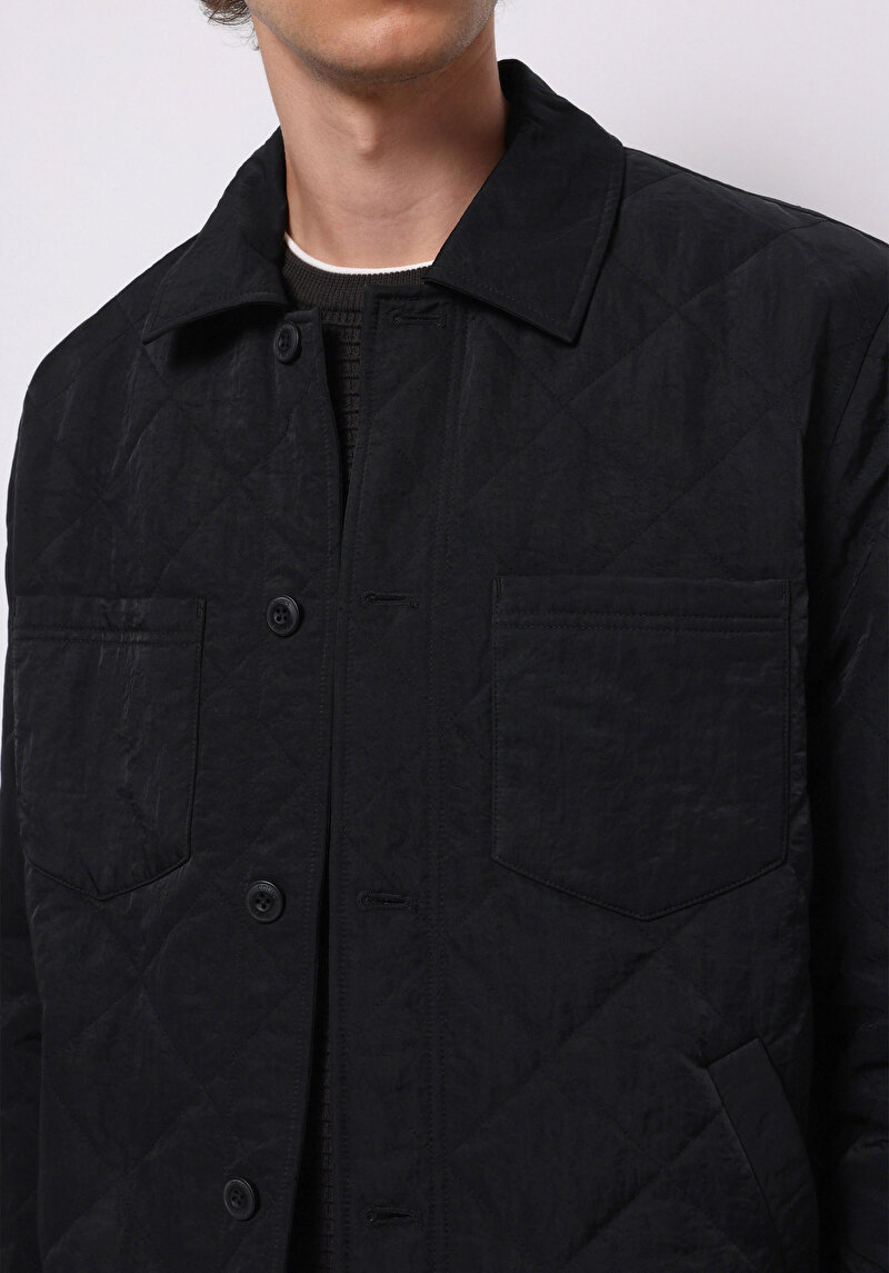 Imagine a Jacheta De Barbati Negru Regular Fit Cl1076762