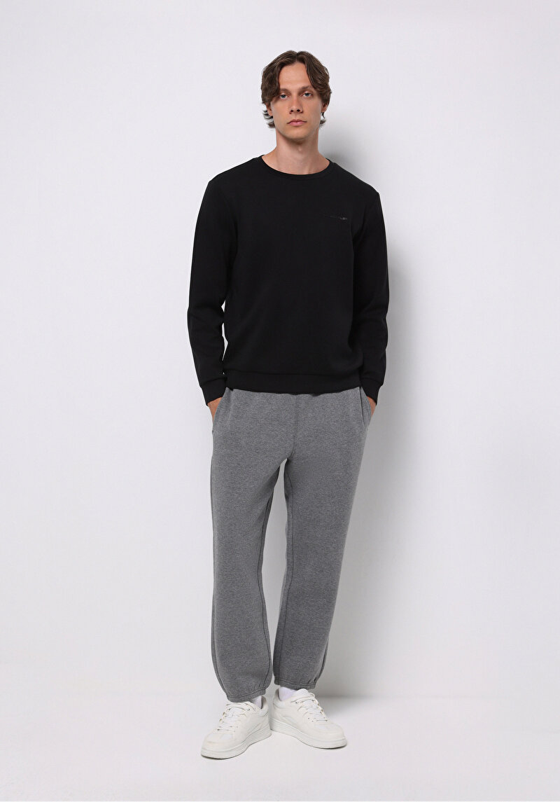 Imagine a Pantaloni De Trening De Barbati Antracit Loose Fit  Cl1077101