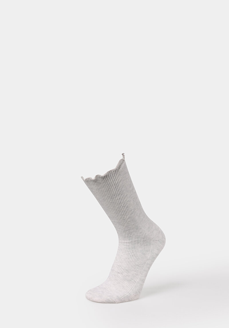 Imagine a Sosete De Dama Gri Modern Fit  Cl1076979