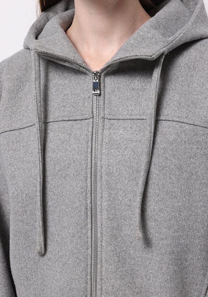 Afișați detalii pentru Jacheta De Dama Gri Regular Fit  Cl1075618