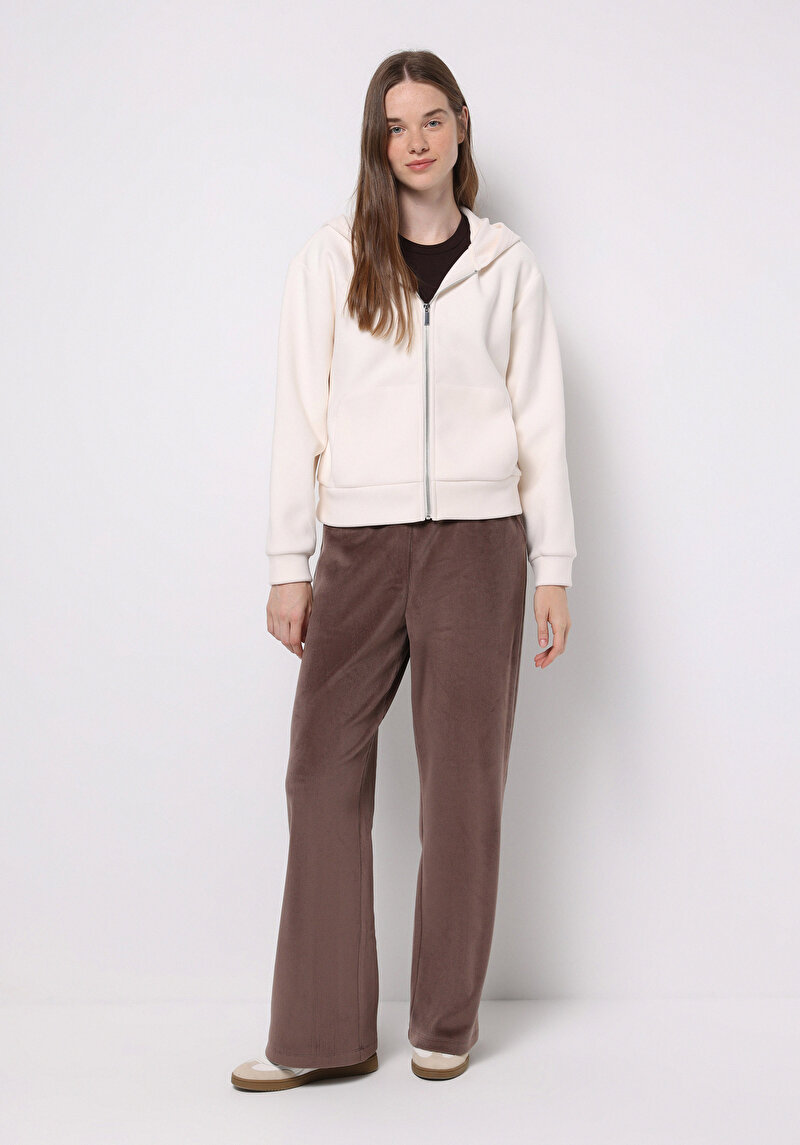 Afișați detalii pentru Hanorac / Bluza De Dama Alb Regular Fit  Cl1076075