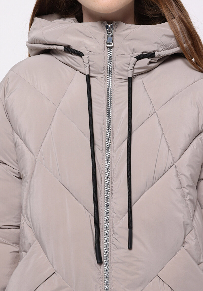 Imagine a Palton De Dama Bej Regular Fit Cl1076407