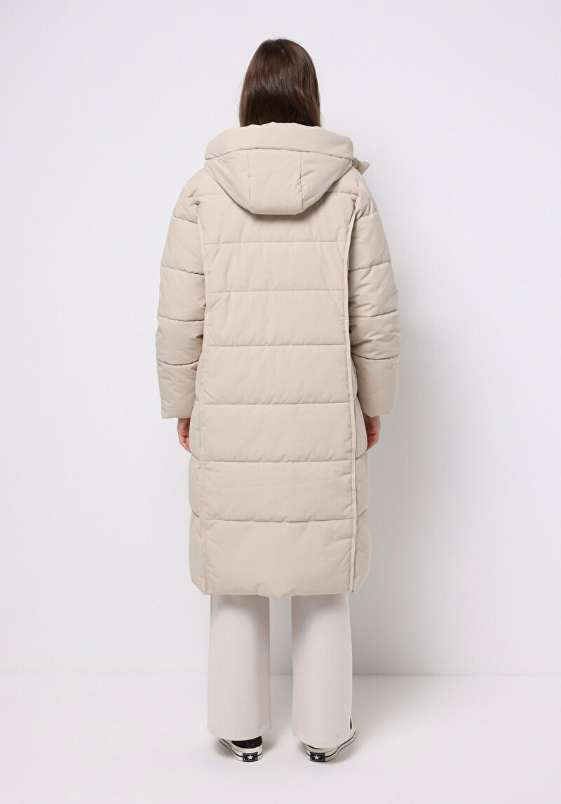 Afișați detalii pentru Palton De Dama Ecru Regular Fit  Cl1076410