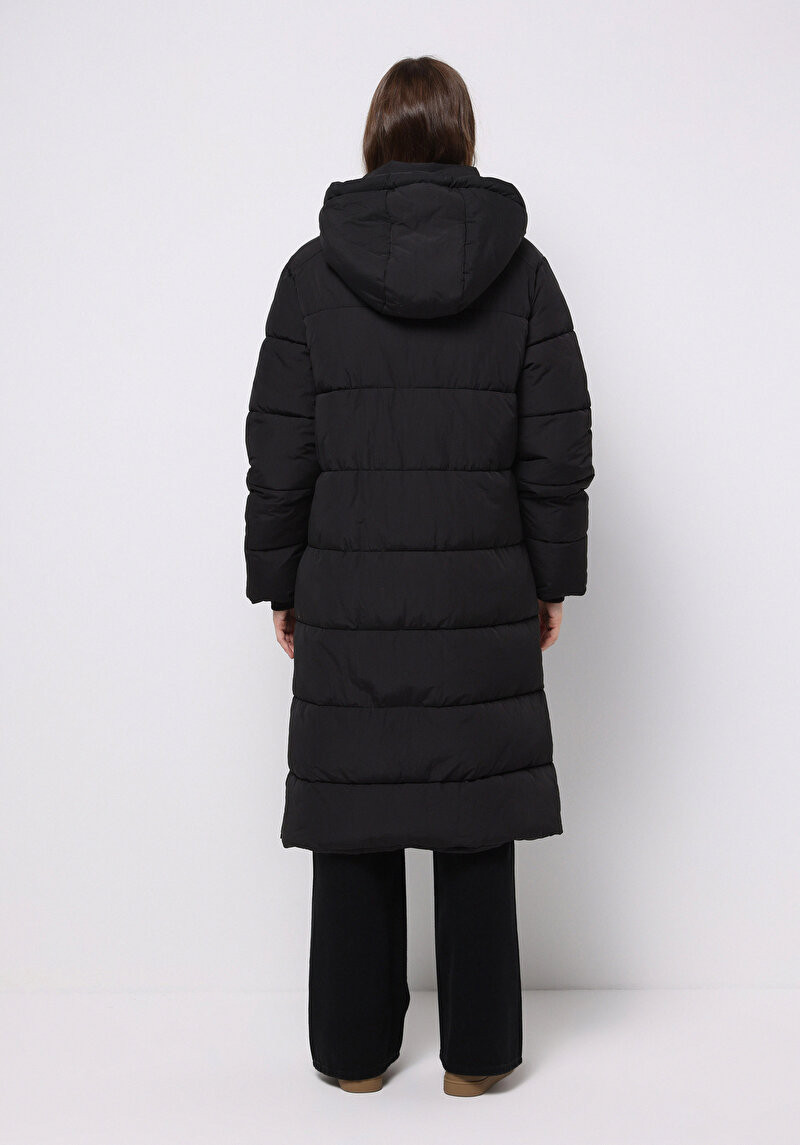 Imagine a Palton De Dama Negru Regular Fit Cl1076413