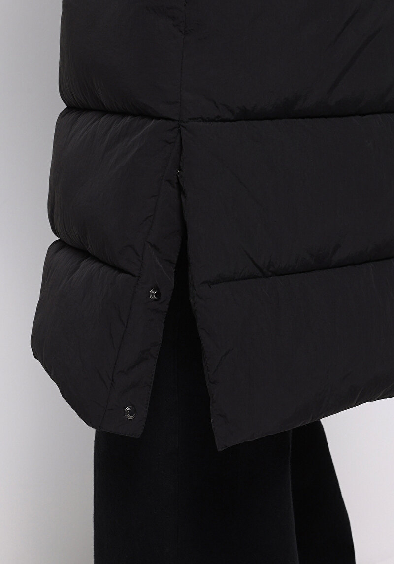 Afișați detalii pentru Palton De Dama Negru Regular Fit  Cl1076413