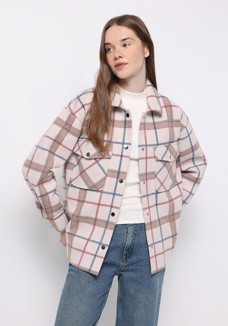 Imagine a Camasa Cu Maneca Lunga De Dama Alb Regular Fit  Cl1076426