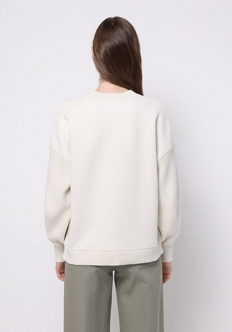 Afișați detalii pentru Hanorac / Bluza De Dama Alb Regular Fit  Cl1076583