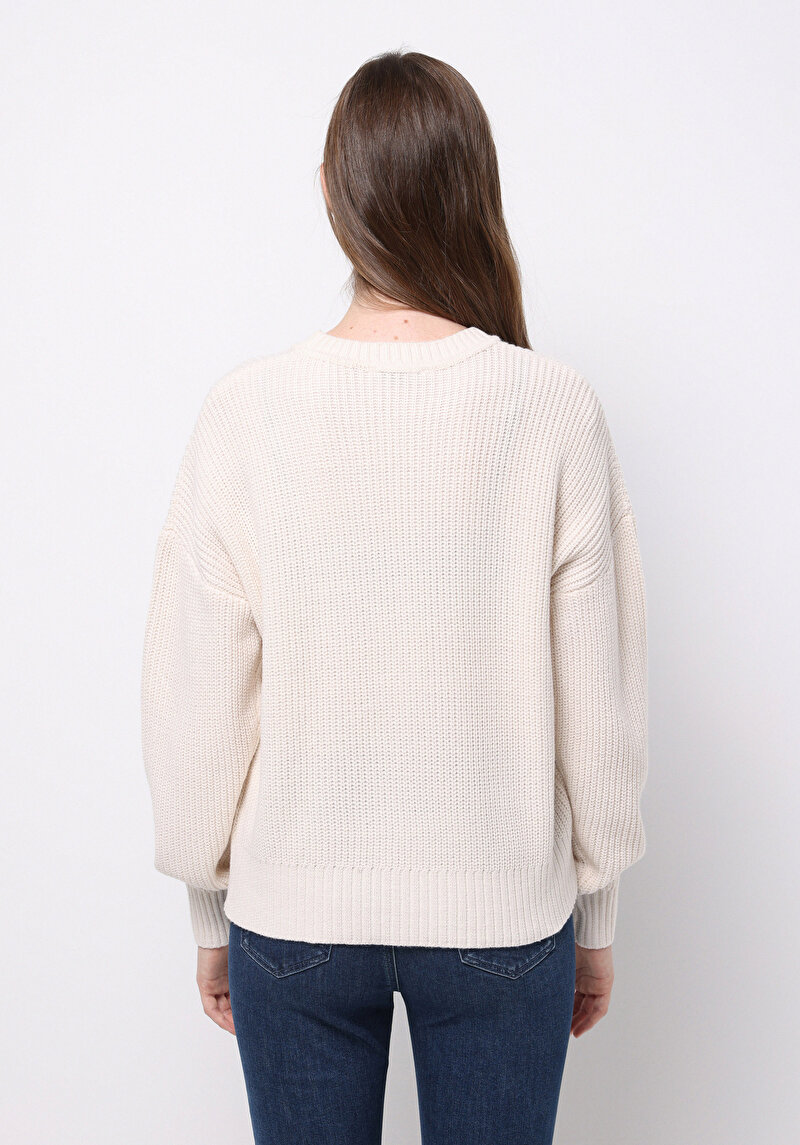 Imagine a Pulover De Dama Ecru Regular Fit Cl1076634