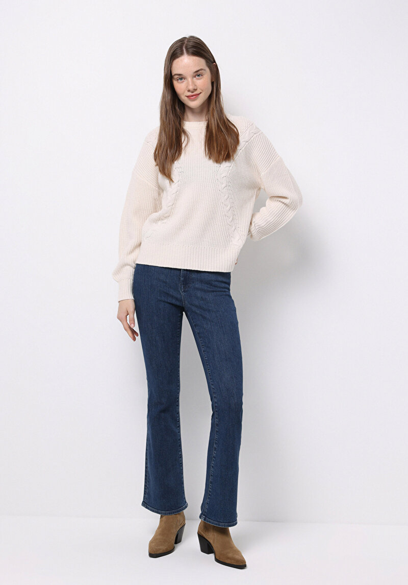 Imagine a Pulover De Dama Ecru Regular Fit Cl1076634