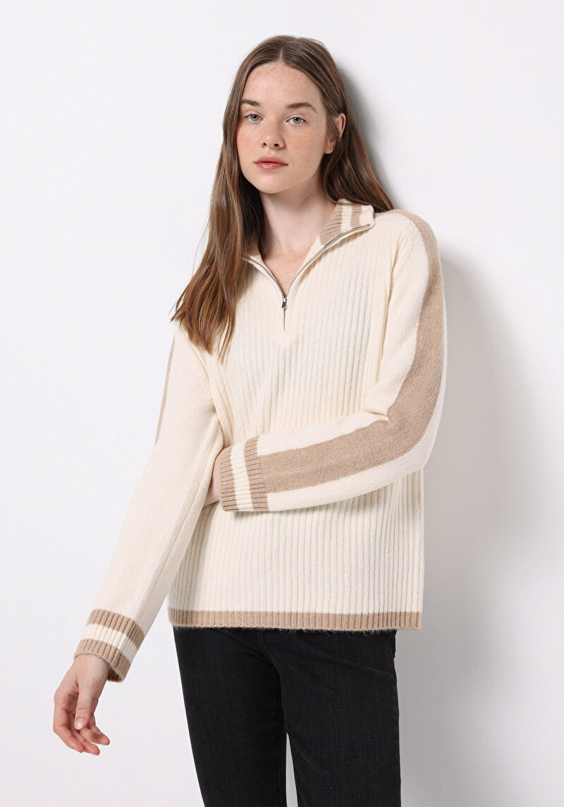 Imagine a Pulover De Dama Ecru Regular Fit  Cl1076690