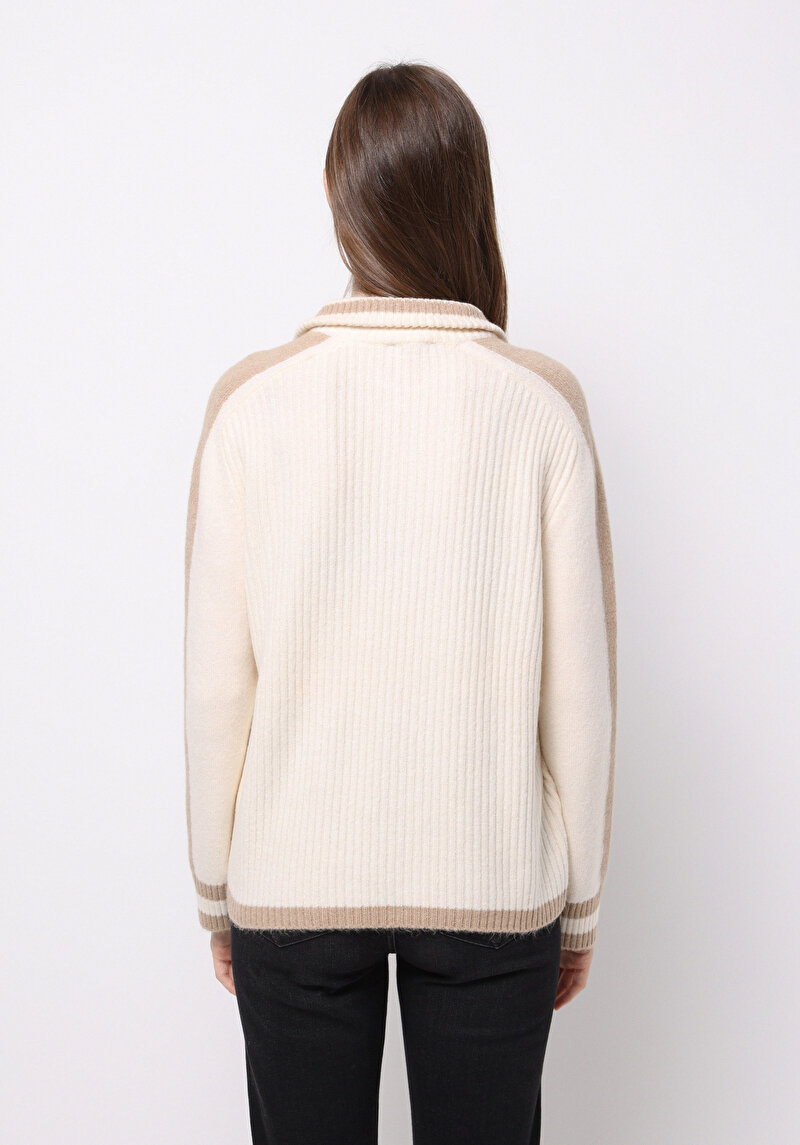 Imagine a Pulover De Dama Ecru Regular Fit Cl1076690