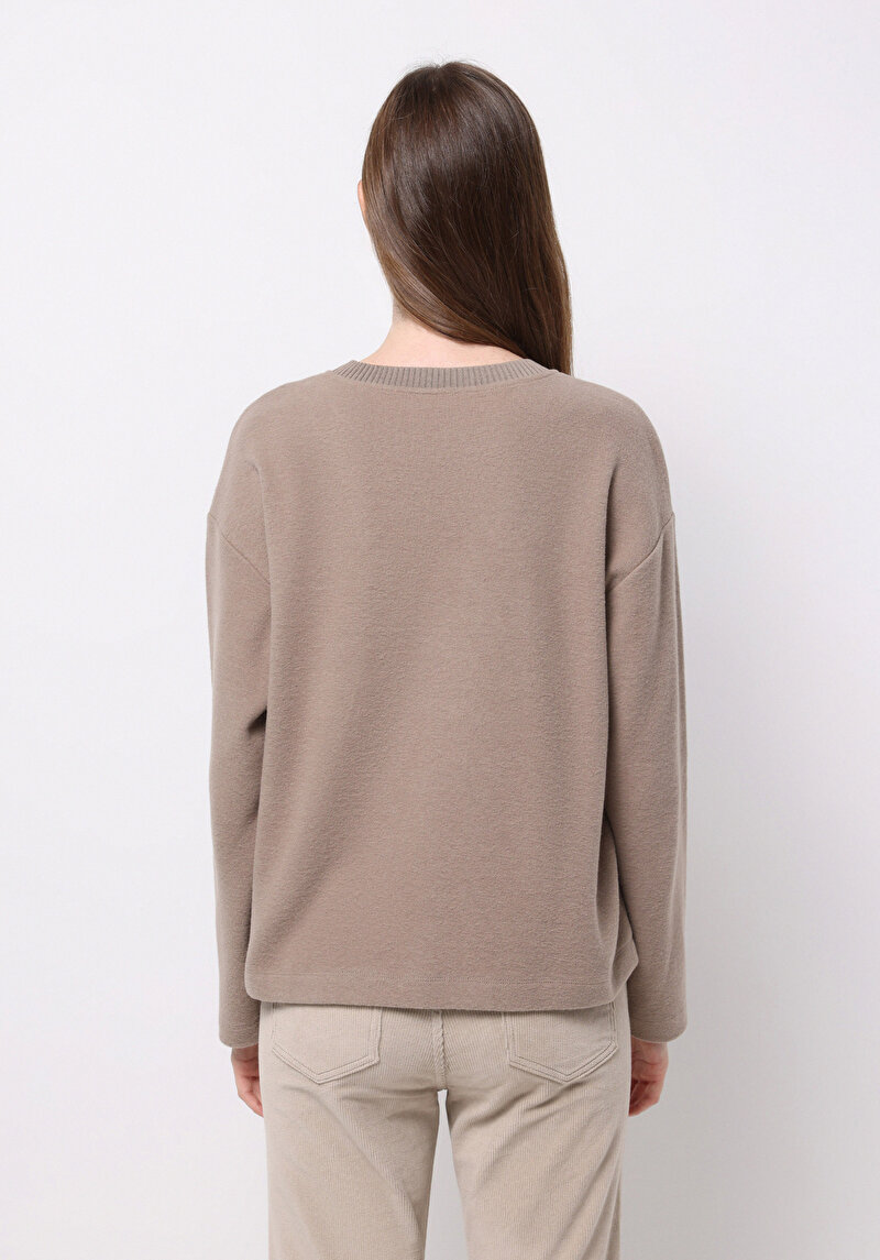 Imagine a Pulover De Dama Bej Regular Fit Cl1076694